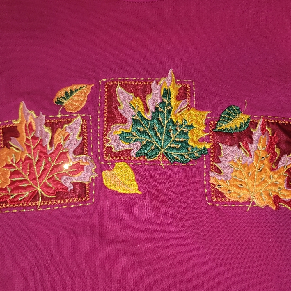 Basic Editions Embellished Oversize Sweatshirt - image 2